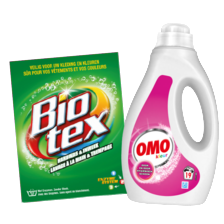 Omo of Biotex wasmiddel
